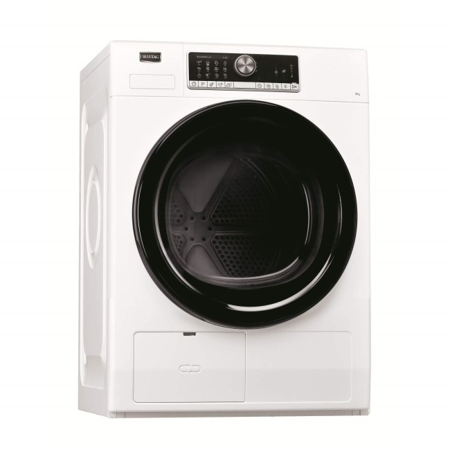 GRADE A2 - Maytag HMMR80530 8kg Freestanding Heat Pump Condenser Tumble Dryer White