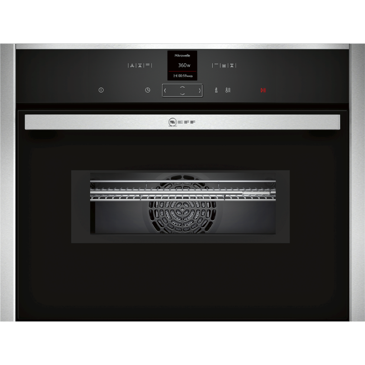 GRADE A2 - NEFF C17MR02N0B 1000W 45L Built-in Combination Microwave Oven Stainless Steel