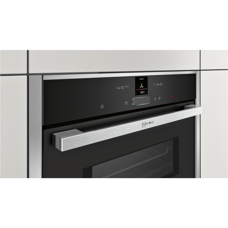 GRADE A2 - NEFF C17MR02N0B 1000W 45L Built-in Combination Microwave Oven Stainless Steel