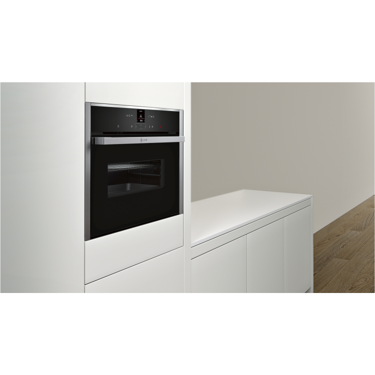 GRADE A2 - NEFF C17MR02N0B 1000W 45L Built-in Combination Microwave Oven Stainless Steel