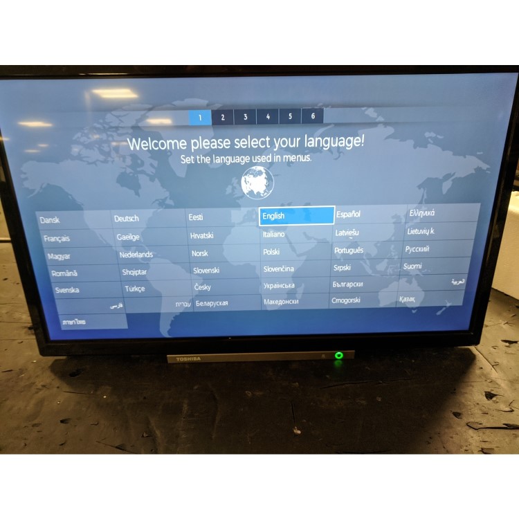 Refurbished Toshiba 24" 720p HD Ready Smart TV with Built In DVD