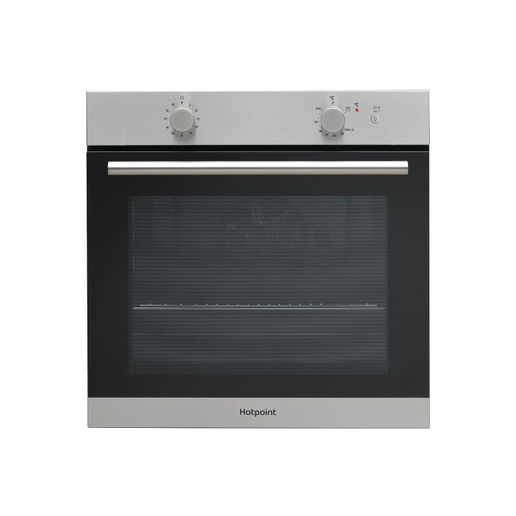 GRADE A3 - Hotpoint GA2124IX Single Gas Oven - Stainless Steel