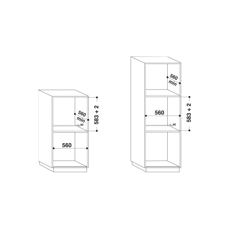 GRADE A3 - Hotpoint GA2124IX Single Gas Oven - Stainless Steel