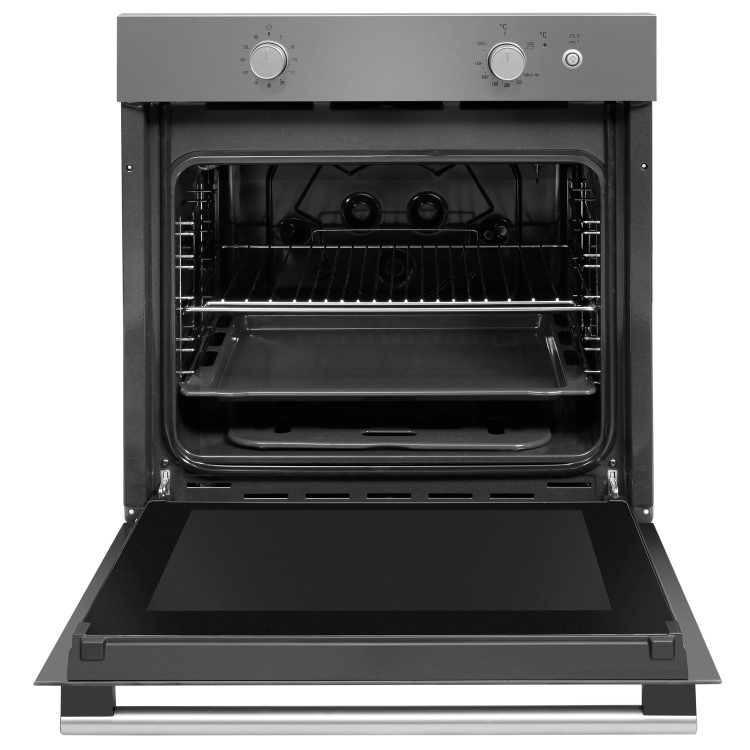 GRADE A3 - Hotpoint GA2124IX Single Gas Oven - Stainless Steel