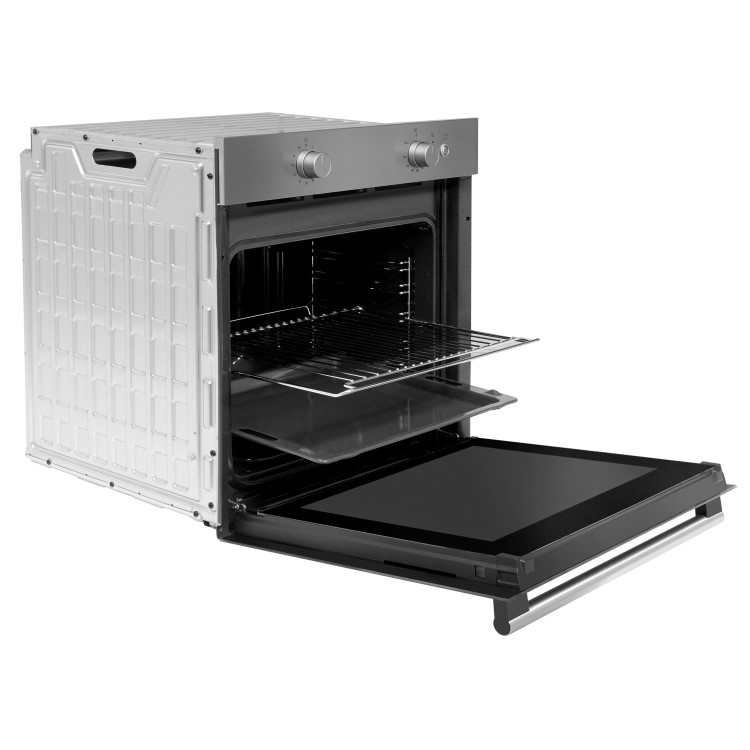 GRADE A3 - Hotpoint GA2124IX Single Gas Oven - Stainless Steel