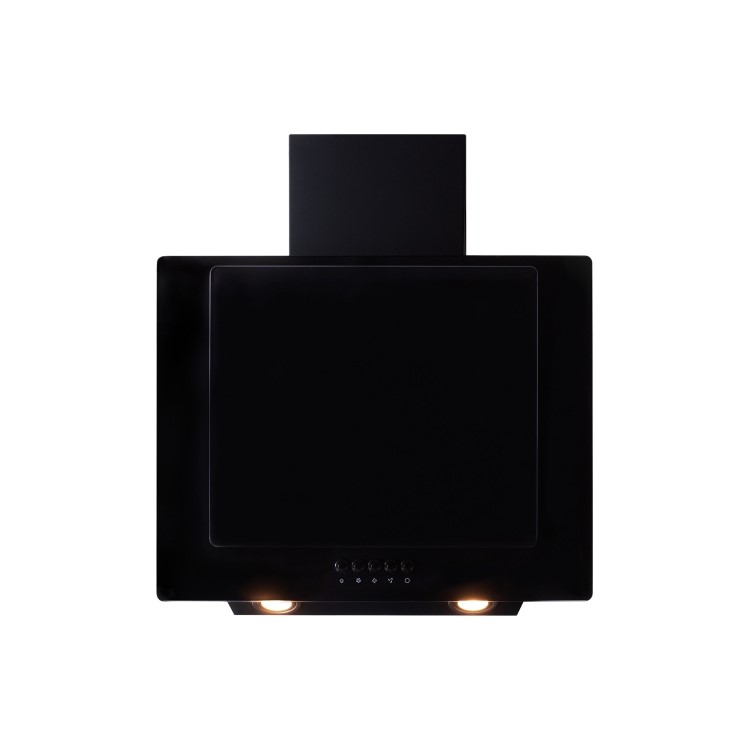 GRADE A2 - Amica AEP60BL 60cm Angled Cooker Hood - Black