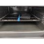 GRADE A2 - Amica AFC6520BL 60cm Double Oven Electric Cooker with Ceramic Hob - Black