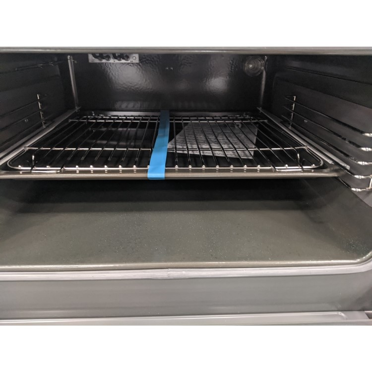 GRADE A2 - Amica AFC6520BL 60cm Double Oven Electric Cooker with Ceramic Hob - Black