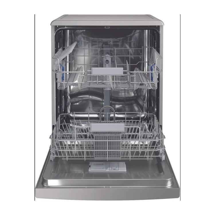 GRADE A1 - Indesit DFC2B16SUK 13 Place Freestanding Dishwasher With Cutlery Tray - Silver