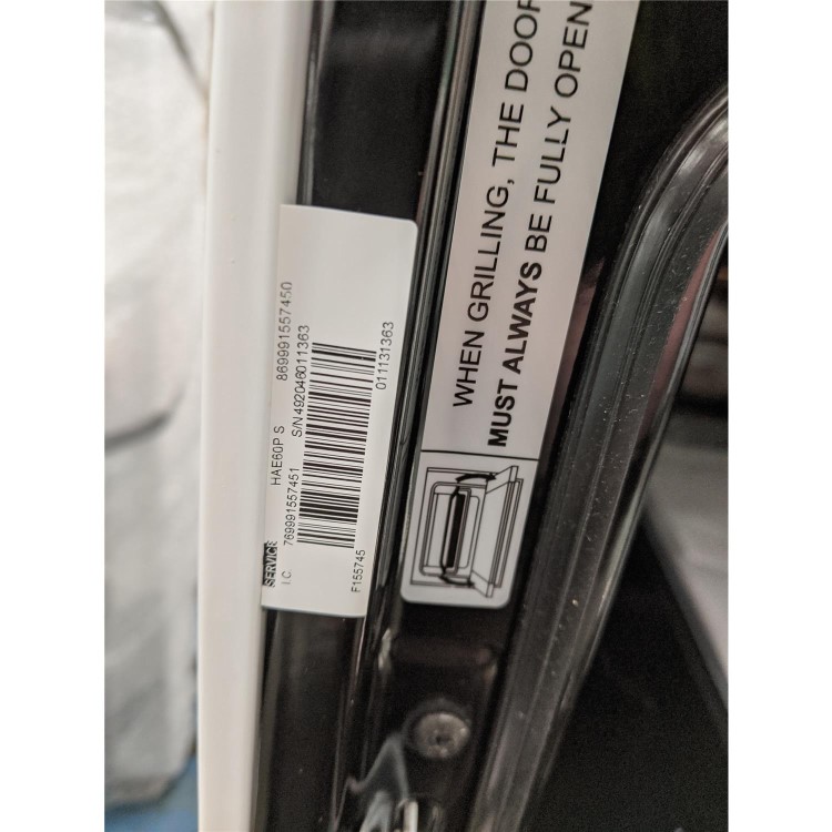 Refurbished Hotpoint HAE60P 60cm Electric Cooker