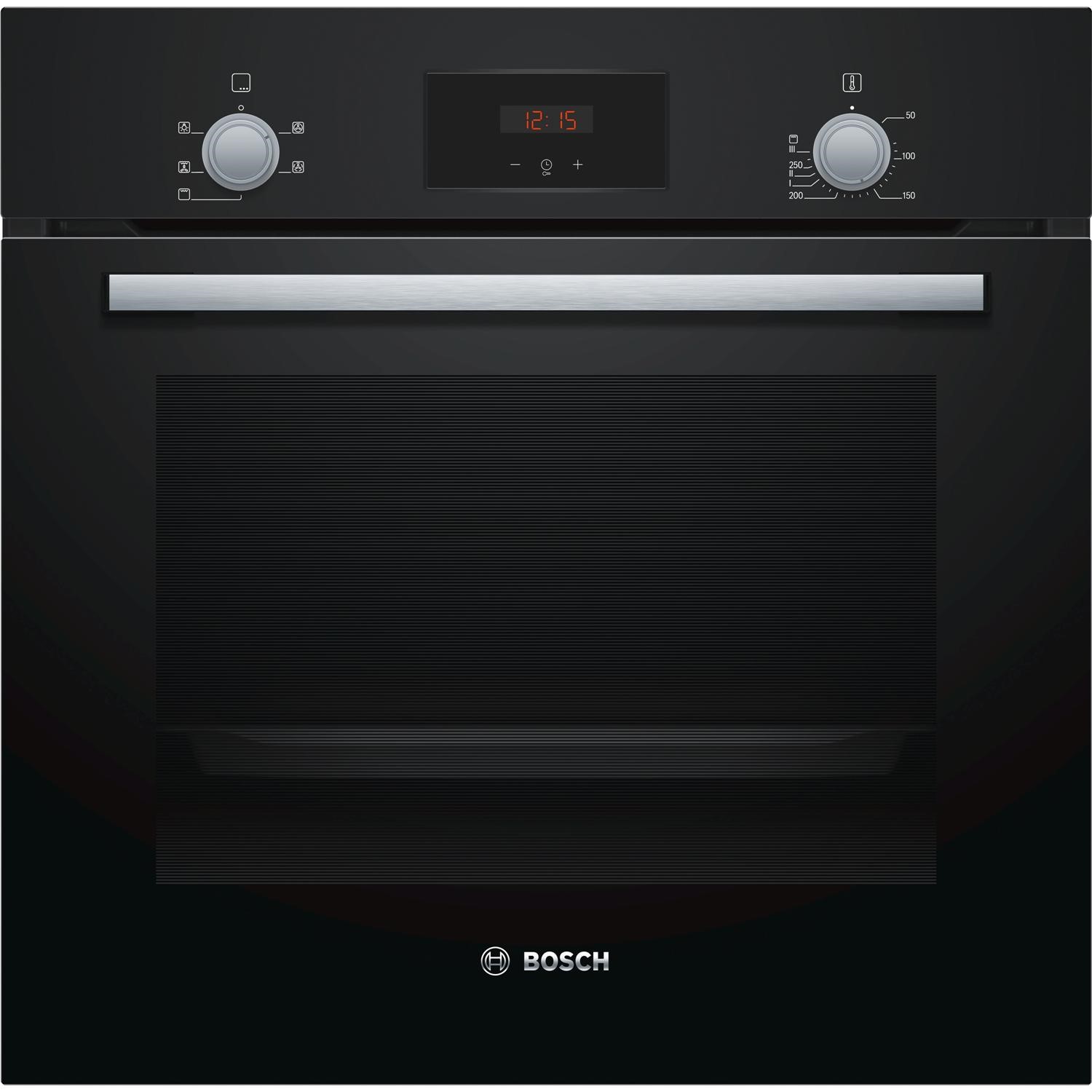 Refurbished Bosch Serie 2 HHF113BA0B 60cm Single Built In Electric Oven Black