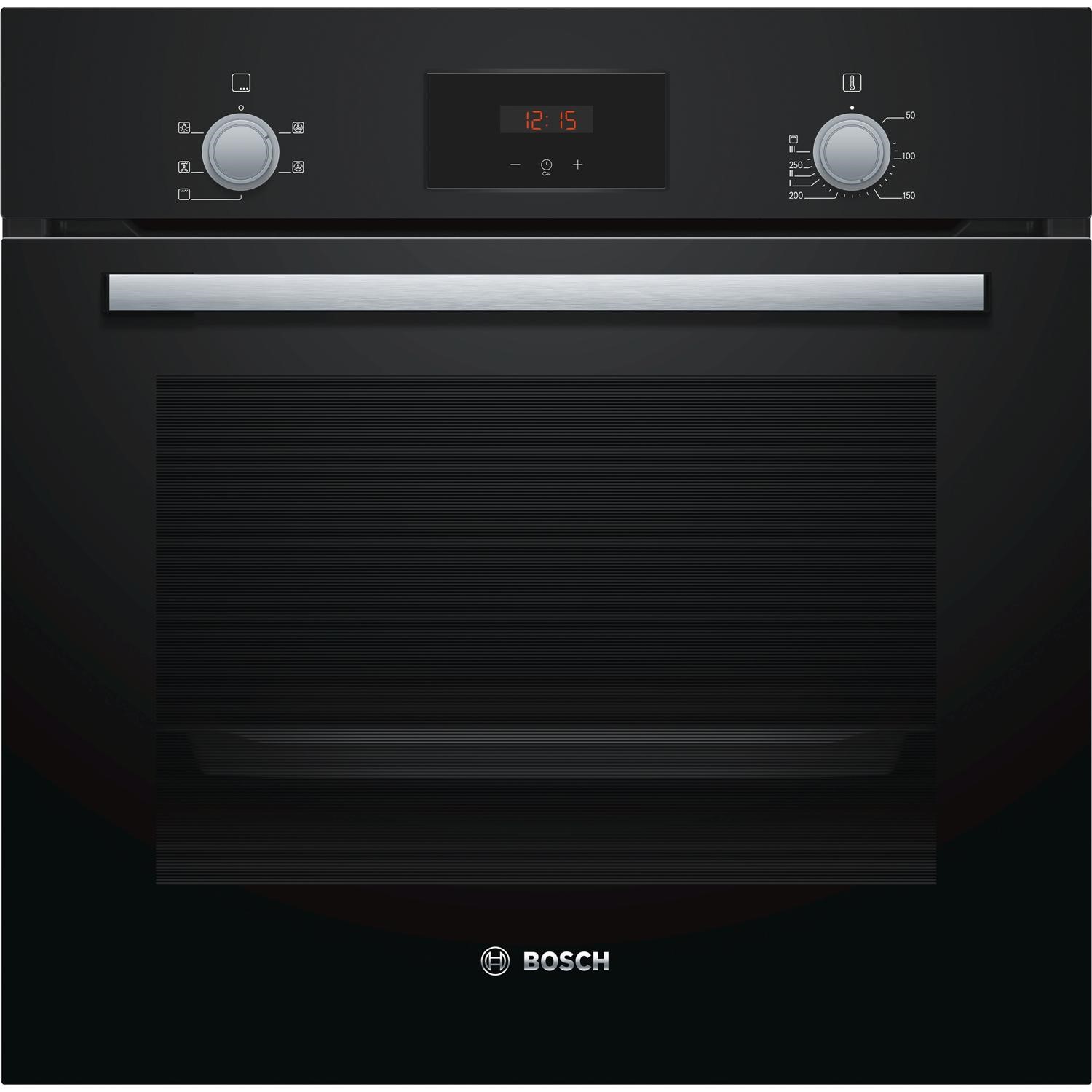 Refurbished Bosch Serie 2 HHF113BA0B 60cm Single Built In Electric Oven Black