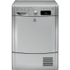 Refurbished Indesit IDCE8450BSH EcoTime 8kg Freestanding Condenser Tumble Dryer - Silver
