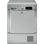 Indesit IDCE8450BSH EcoTime 8kg Freestanding Condenser Tumble Dryer - Silver