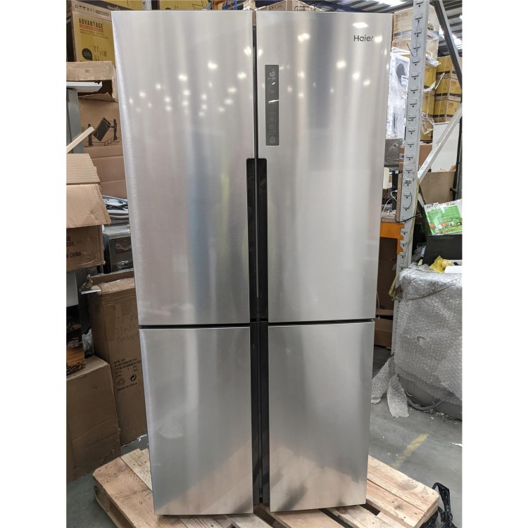 Refurbished Haier HTF-456DM6 Freestanding 468 Litre Frost Free American Fridge Freezer