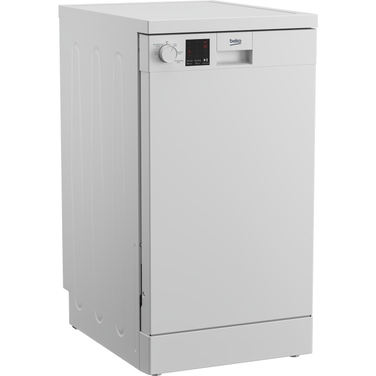 Refurbished Beko DVS05C20W Slimline 10 Place Freestanding Dishwasher