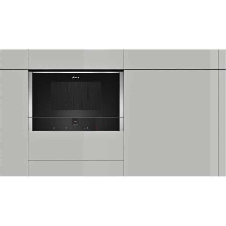 Refurbished Neff N70 C17WR01N0B Built In 21L 900W Microwave Stainless Steel