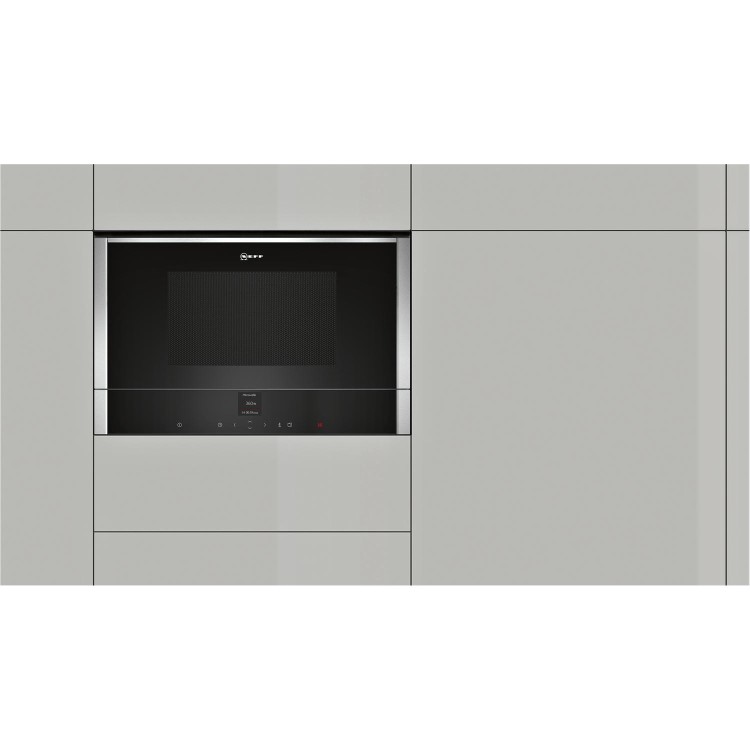 Refurbished Neff N70 C17WR01N0B Built In 21L 900W Microwave Stainless Steel