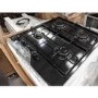 Refurbished Candy CHW6LBB 60cm 4 Burner Gas Hob Black