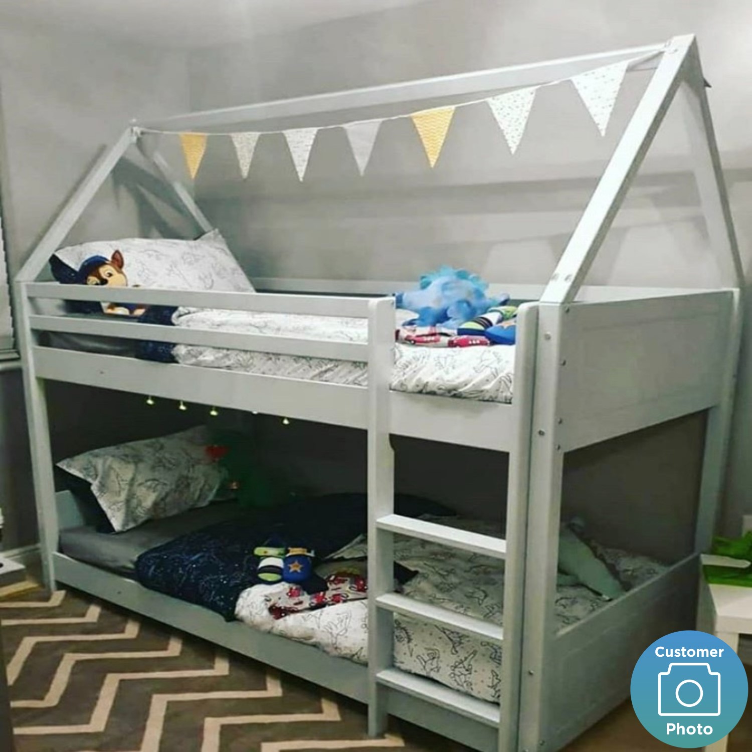 Coco House Bunk Bed in White 5056096027341 eBay