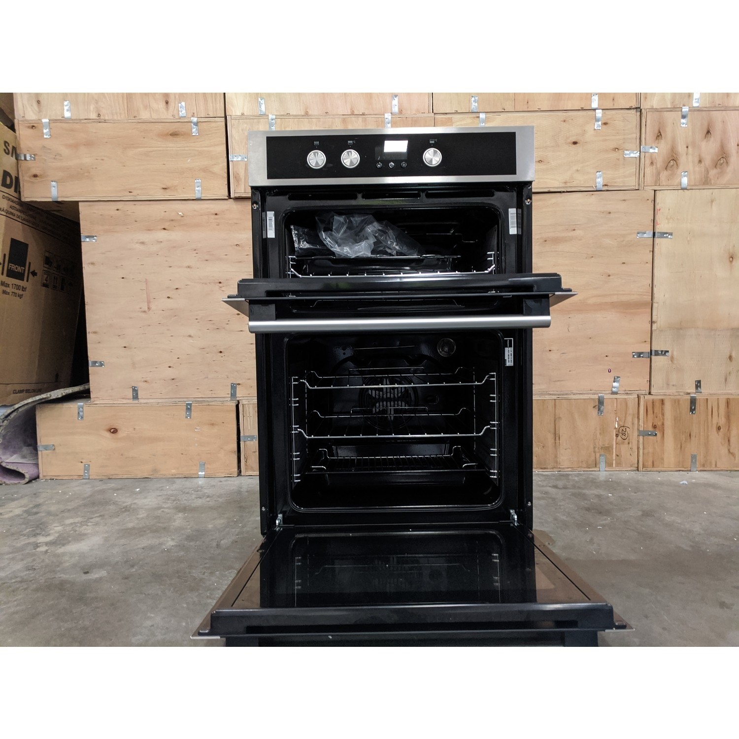 hotpoint double oven dd4544jix