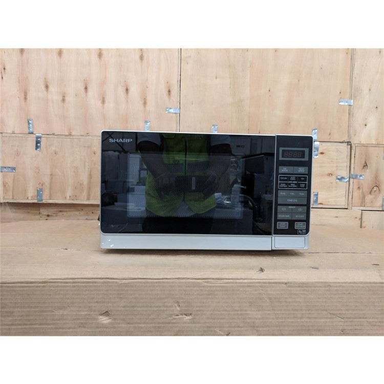 Refurbished Sharp R272SLM Built In 20L 800W Microwave Silver