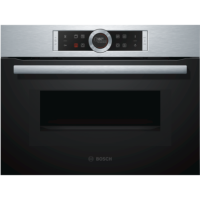 Bosch Series 8 Compact Single Oven and Microwave - Stainless Steel