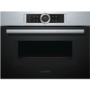 Bosch Series 8 Compact Single Oven and Microwave - Stainless Steel