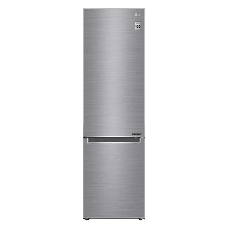 Refurbished LG GBB62PZGFN Freestanding 296 Litre 70/30 Frost Free Fridge Freezer Stainless Steel