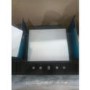 Refurbished electriQ 100cm Touch Control Wall Mounted Chimney Cooker Hood - Black Glass Front- 5 Year warranty