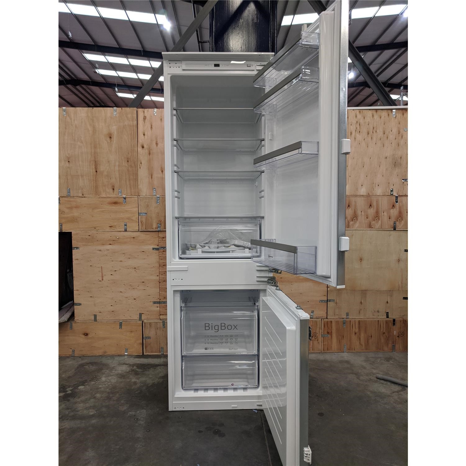 Refurbished Neff KI7862F30G Frost Free 60 40 Fixed Hinge Integrated Fridge Freezer 77978034 1 77762095 1 KI7862F30G Appliances Direct