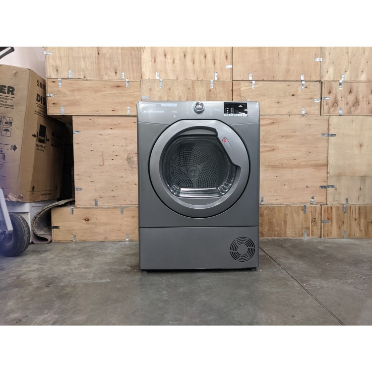Refurbished Hoover Link X Care HLX C10DRGR Smart Freestanding Condenser 10KG Tumble Dryer