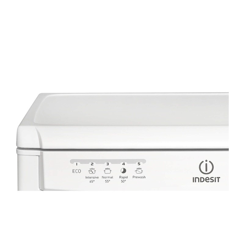INDESIT DFG15B1 Ecotime 13 Place Freestanding Dishwasher with Quick Wash - White