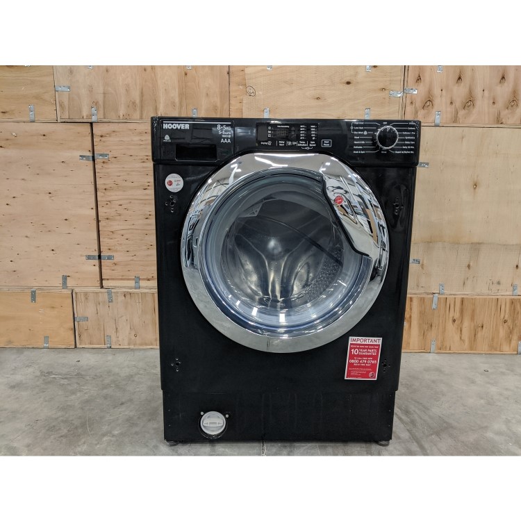 Refurbished Hoover HBWD8516DCB/1-80 Integrated 8/5KG 1400 Spin Washer Dryer