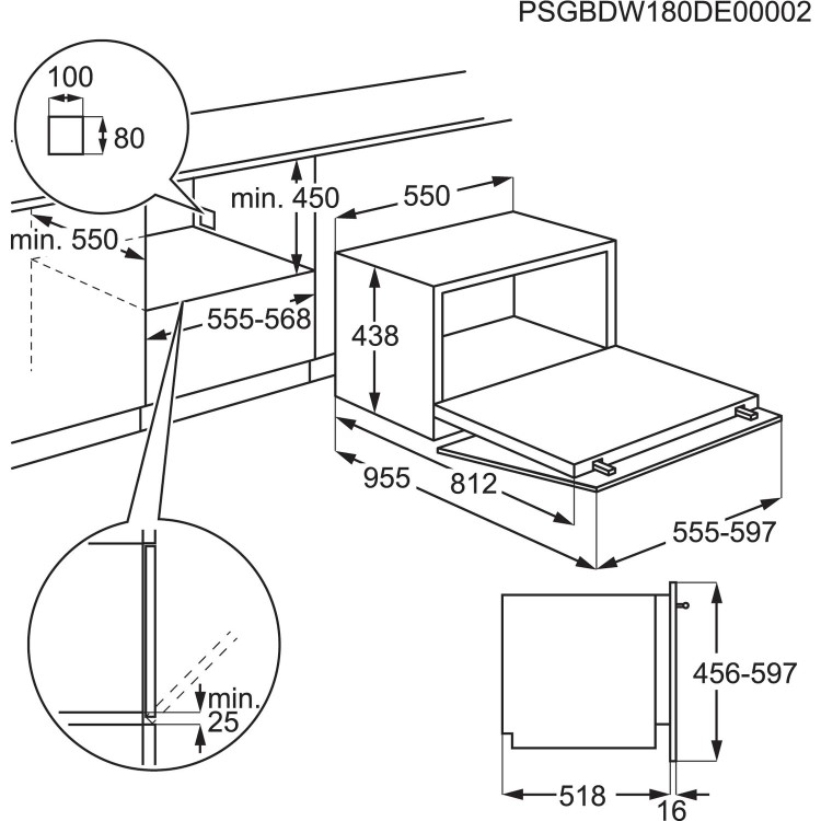 AEG Compact Integrated Dishwasher