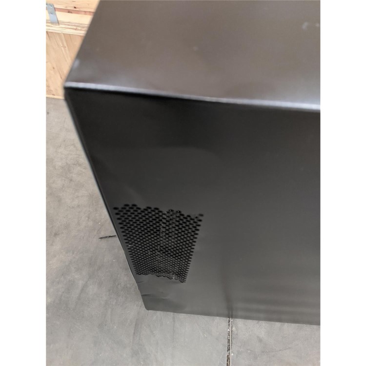 Refurbished Baumatic BW18BL Freestanding 18 Bottle Beverage Centre Black With Smoked Black Glass