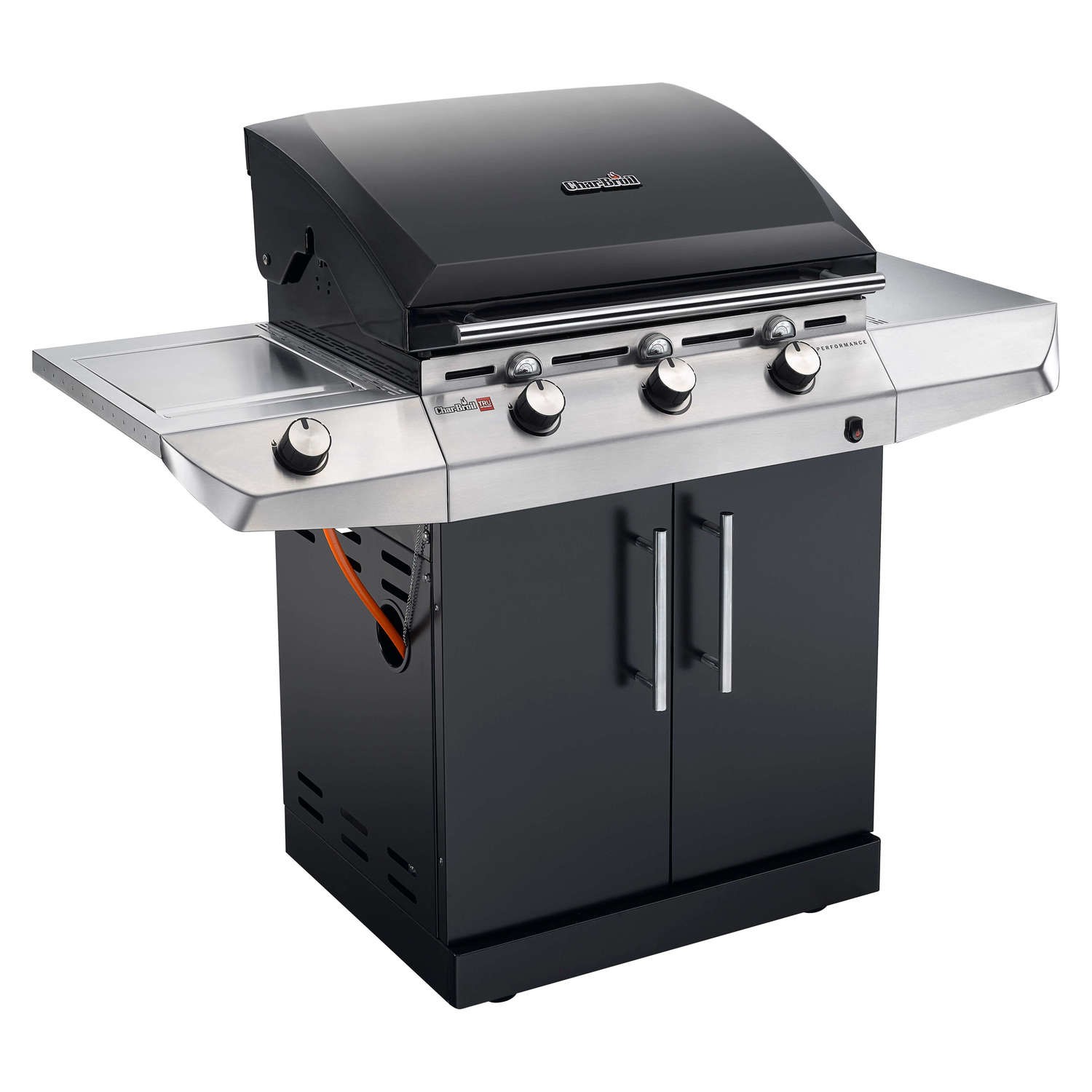 Refurbished Char-Broil Performance Series 3 Burner Gas BBQ with Side-Burner