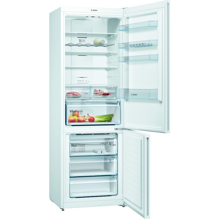 Refurbished Bosch Serie 4 KGN49XWEA Freestanding 435 Litre Frost Free Fridge Freezer White