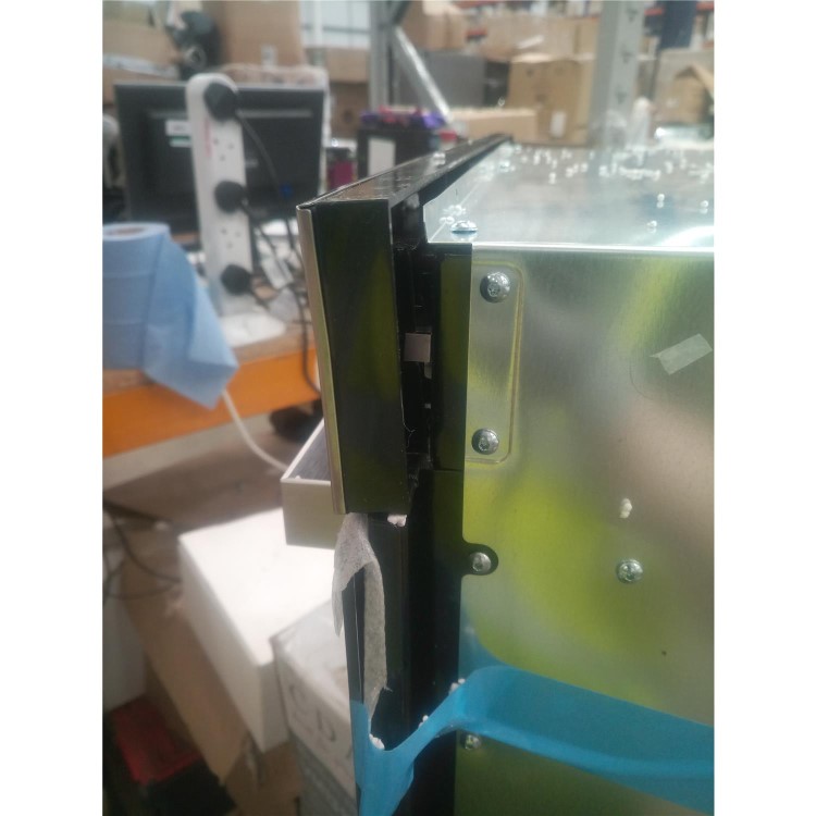 Refurbished Hotpoint MD344IXH Built In 31L 1000W Microwave with Grill Stainless Steel