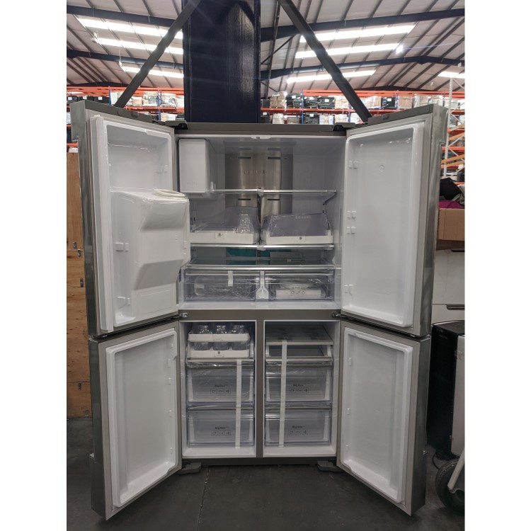 Refurbished Samsung RF56M9540SR Freestanding 550 Litre American Frost Free Fridge Freezer Stainless Steel