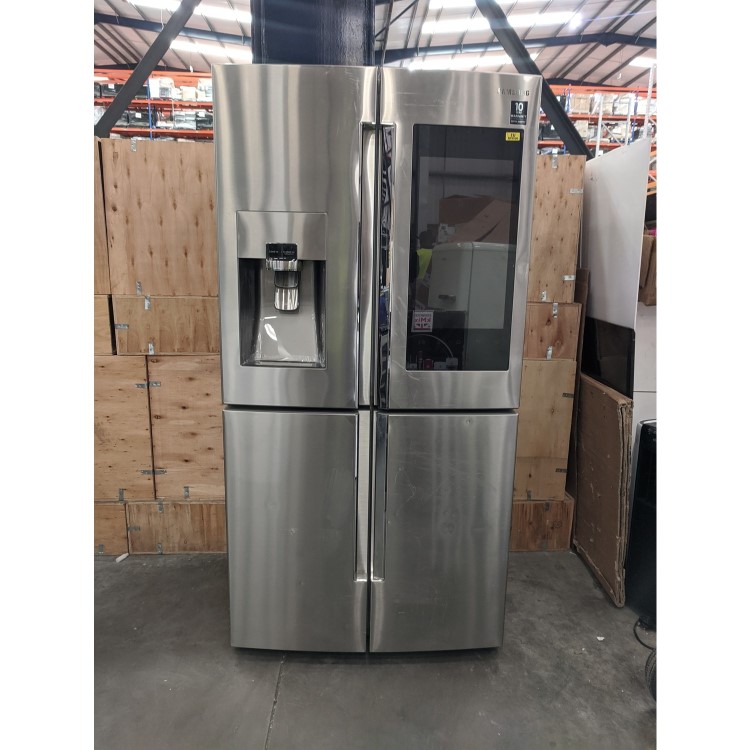 Refurbished Samsung RF56M9540SR Freestanding 550 Litre American Frost Free Fridge Freezer Stainless Steel