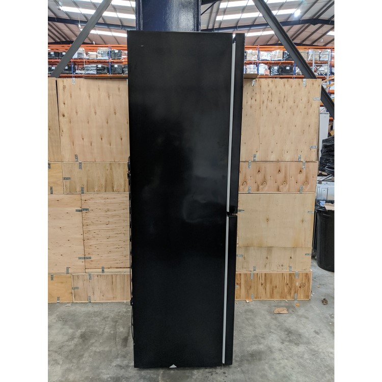 GRADE A3 - Hotpoint HBNF55181BAQUA 261 Litre Freestanding Fridge Freezer 50/50 Split Frost Free 55cm Wide - Black