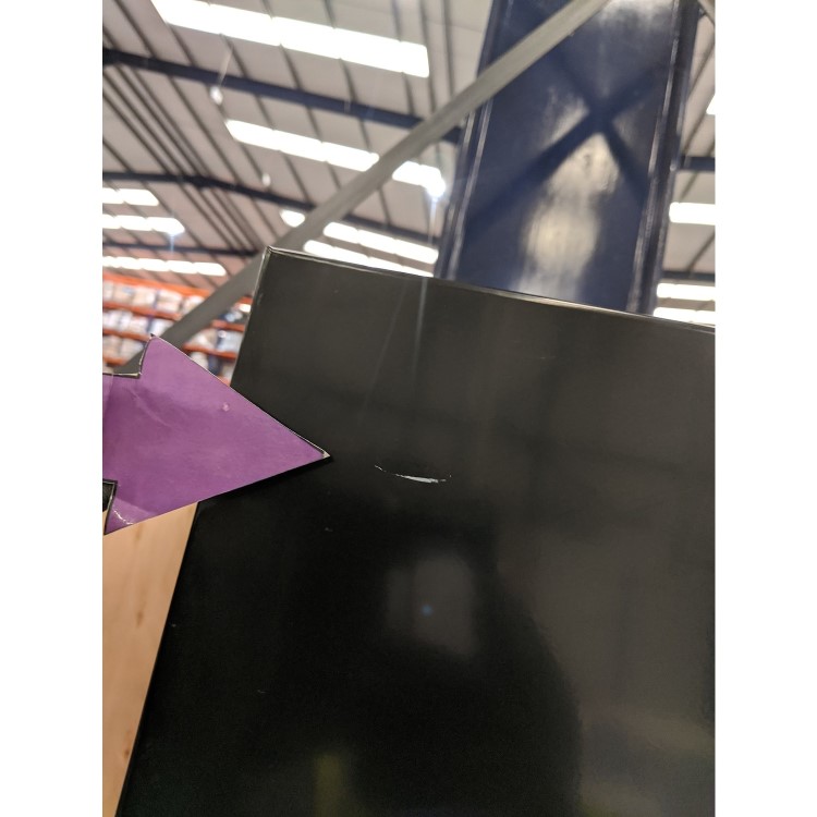 GRADE A3 - Hotpoint HBNF55181BAQUA 261 Litre Freestanding Fridge Freezer 50/50 Split Frost Free 55cm Wide - Black