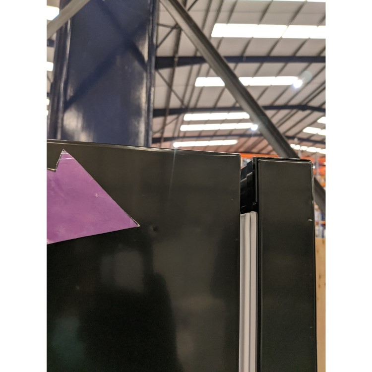 GRADE A3 - Hotpoint HBNF55181BAQUA 261 Litre Freestanding Fridge Freezer 50/50 Split Frost Free 55cm Wide - Black