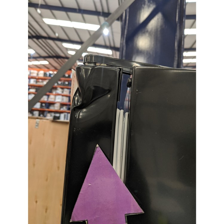 GRADE A3 - Hotpoint HBNF55181BAQUA 261 Litre Freestanding Fridge Freezer 50/50 Split Frost Free 55cm Wide - Black