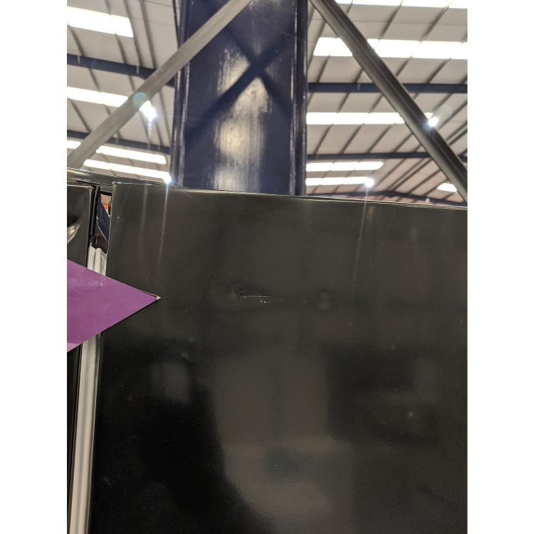 GRADE A3 - Hotpoint HBNF55181BAQUA 261 Litre Freestanding Fridge Freezer 50/50 Split Frost Free 55cm Wide - Black