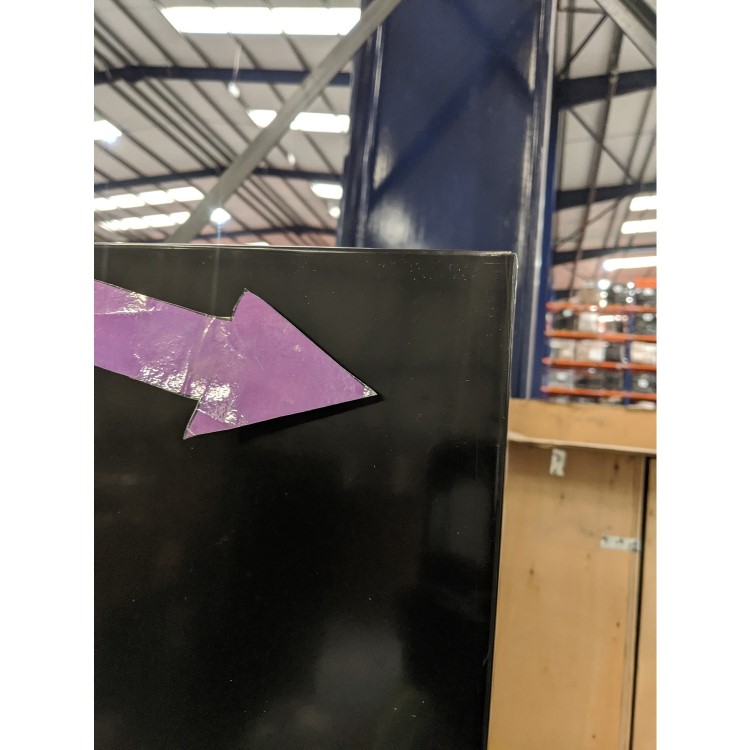 GRADE A3 - Hotpoint HBNF55181BAQUA 261 Litre Freestanding Fridge Freezer 50/50 Split Frost Free 55cm Wide - Black