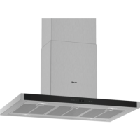 Refurbished Neff I96BMP5N0B N70 Touch Control 90cm Island Cooker Hood - Stainless Steel