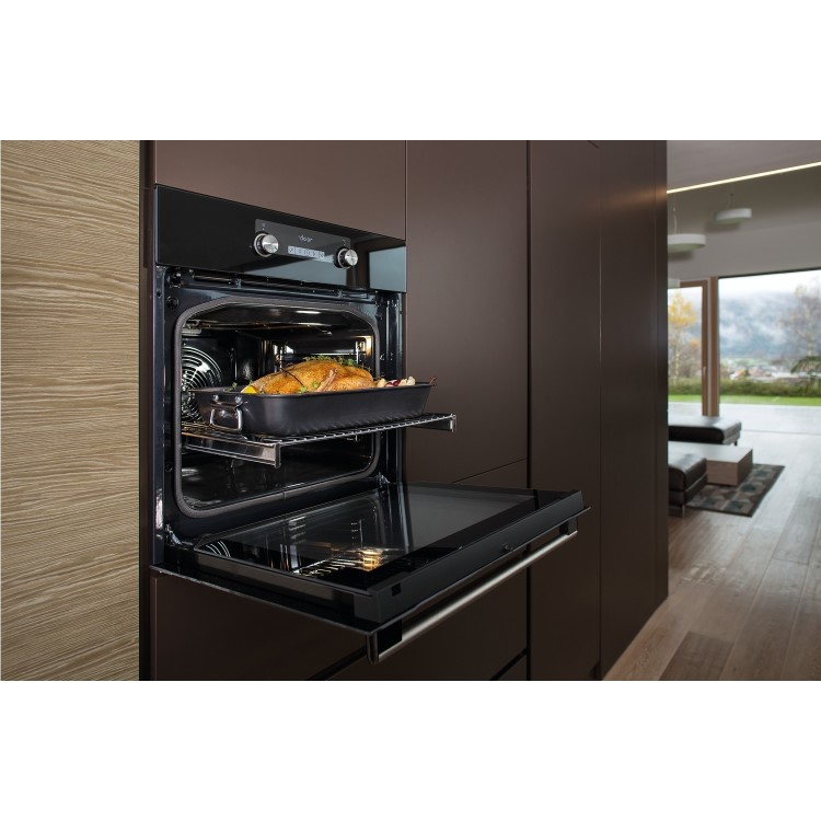 GRADE A2 - Hisense O521ABUK Electric Built-in Single Oven With Steam Cleaning - Black