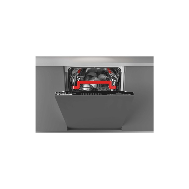 Refurbished Hoover HRIN4D620PB H-Dish 500 Wi-Fi Connected 16 Place Fully Integrated Dishwasher